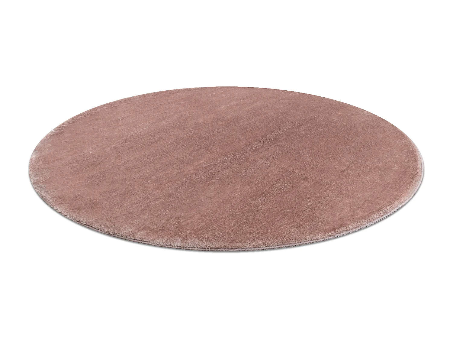 Tappeto BUNNY cercle rosa 8, peluche IMITAZIONE PELLICCIA DI CONIGLIO cercle 120 cm