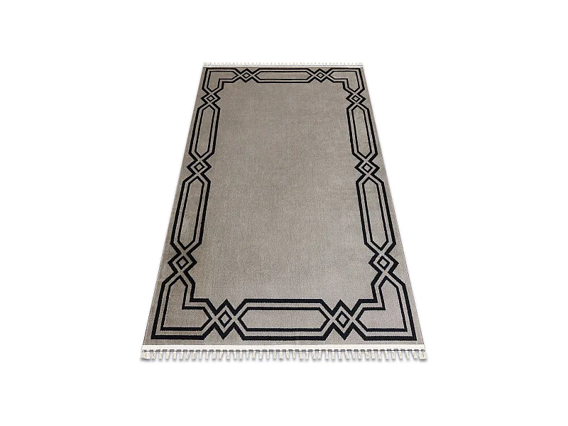 Tapis AMOUR 53071A beige - Cadre, moderne, élégant 78x300 cm