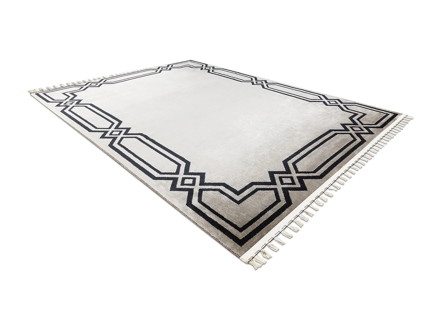 Tapijt AMOUR 53071A beige - Frame, modern, elegant 78x300 cm