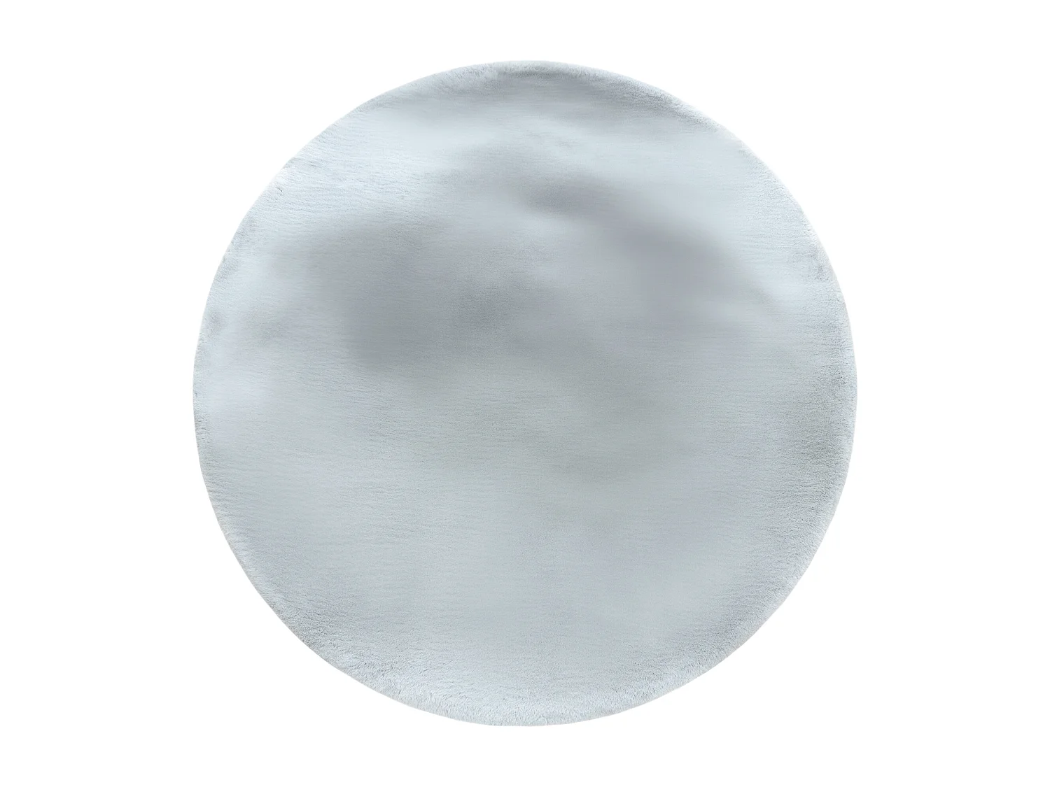 Tapis TEDDY NEW dream 47 cercle Shaggy argent très épais, en peluche cercle 160 cm