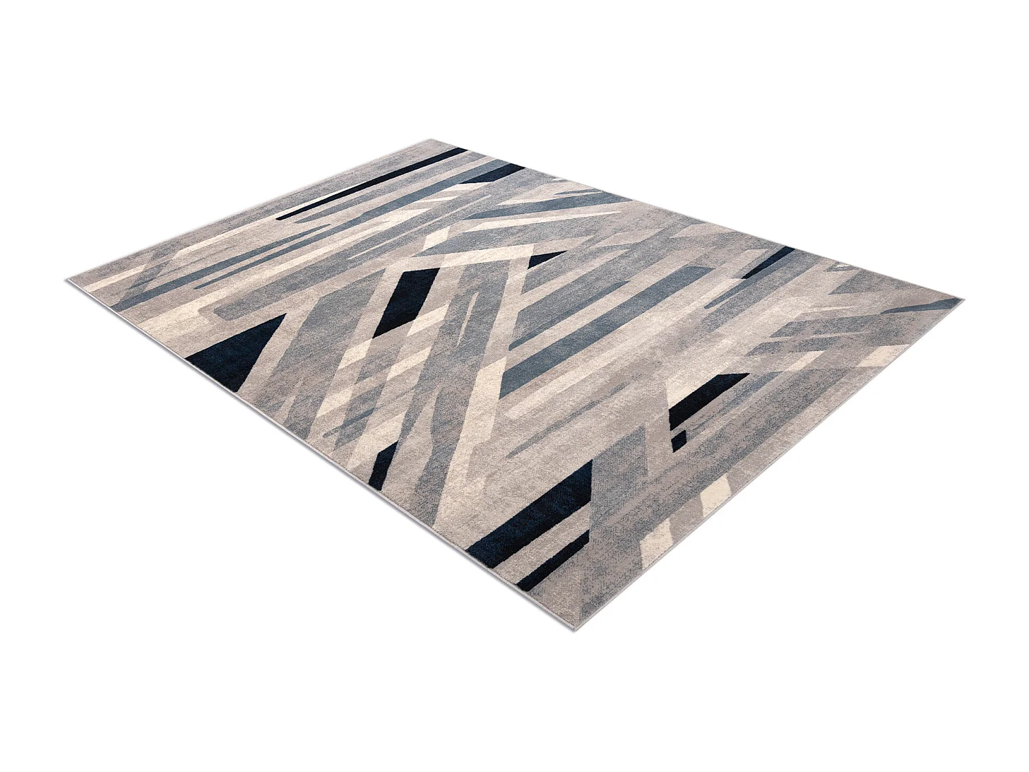 Teppich Wolle NAIN Geometrisch 7706/51655 beige / blau 200x300 cm