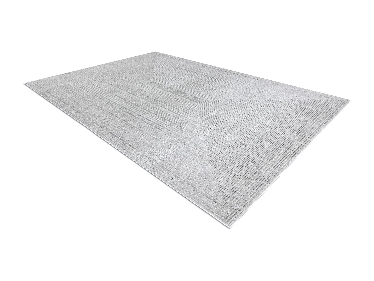 Tapijt BALANCE 8788 grijs - Geometrisch, structureel, glamour 140x190 cm