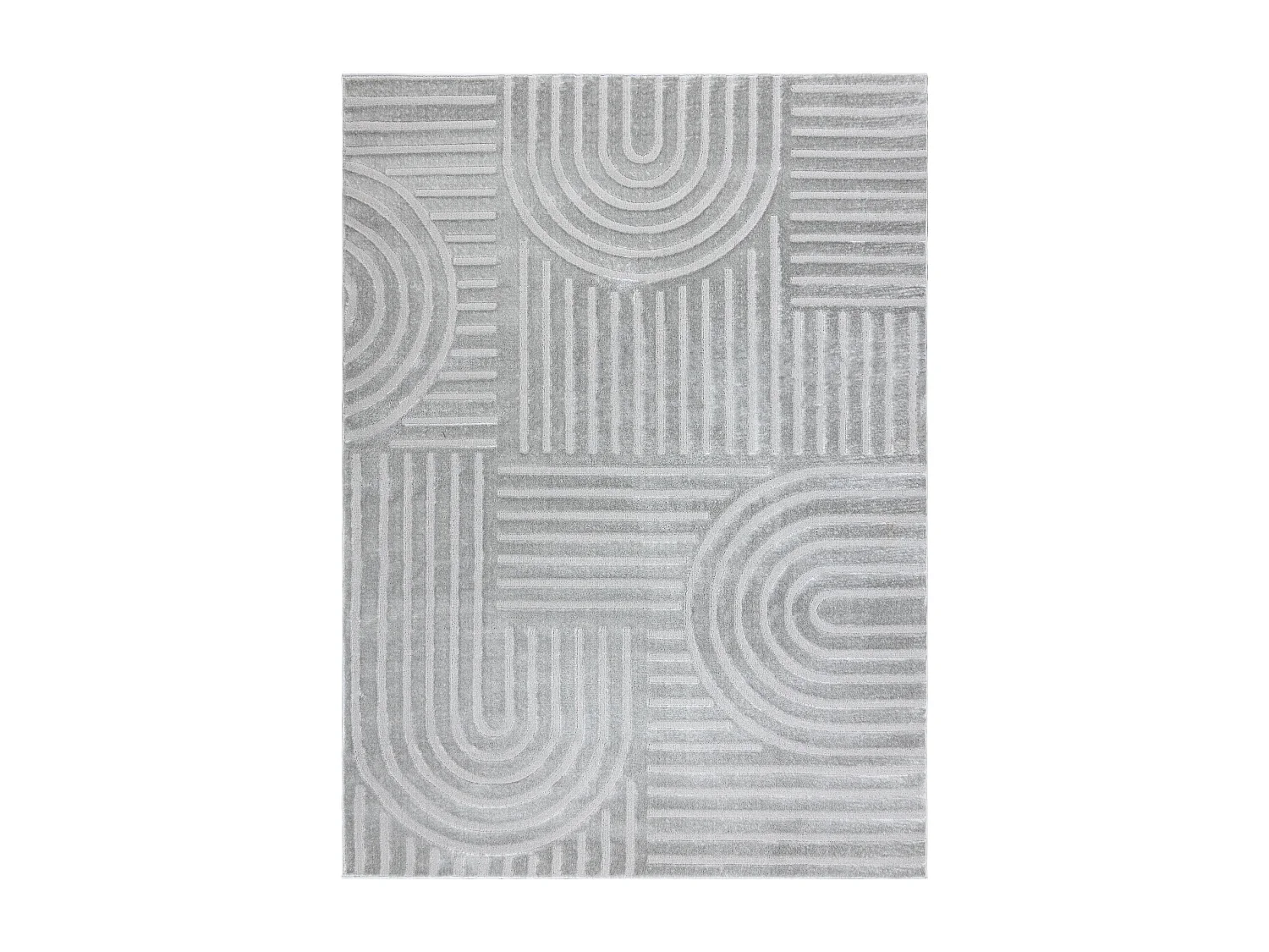 Teppich BALANCE 1918 grau - Geometrisch, strukturell, glamour 200x290 cm