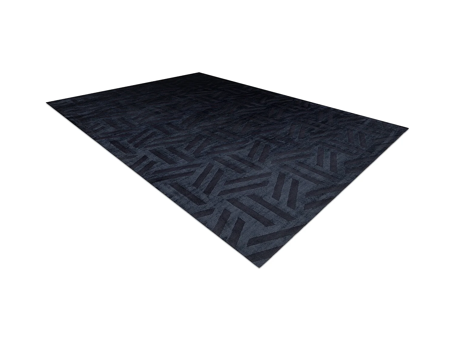 Tapis PEARL 51326E noir - Géométrique , exclusivité structurel 192x290 cm