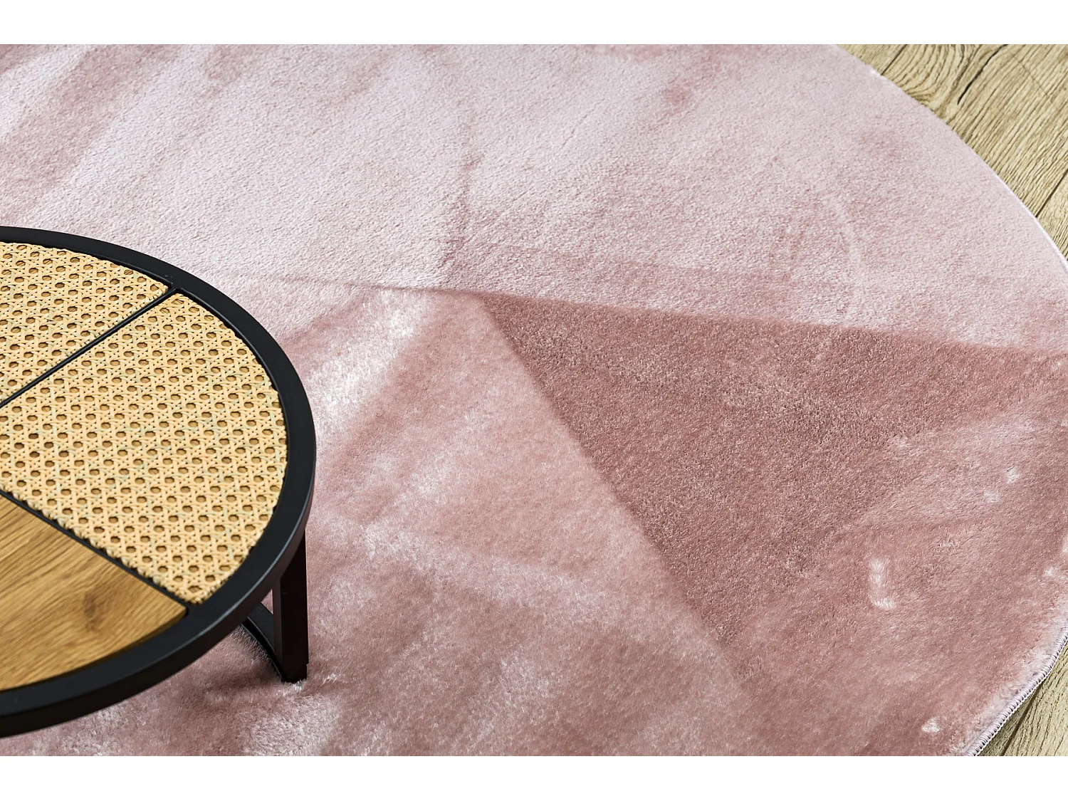 Tapis VISCO cercle 8 peluche, IMITATION FOURRURE DE LAPIN cercle 160 cm