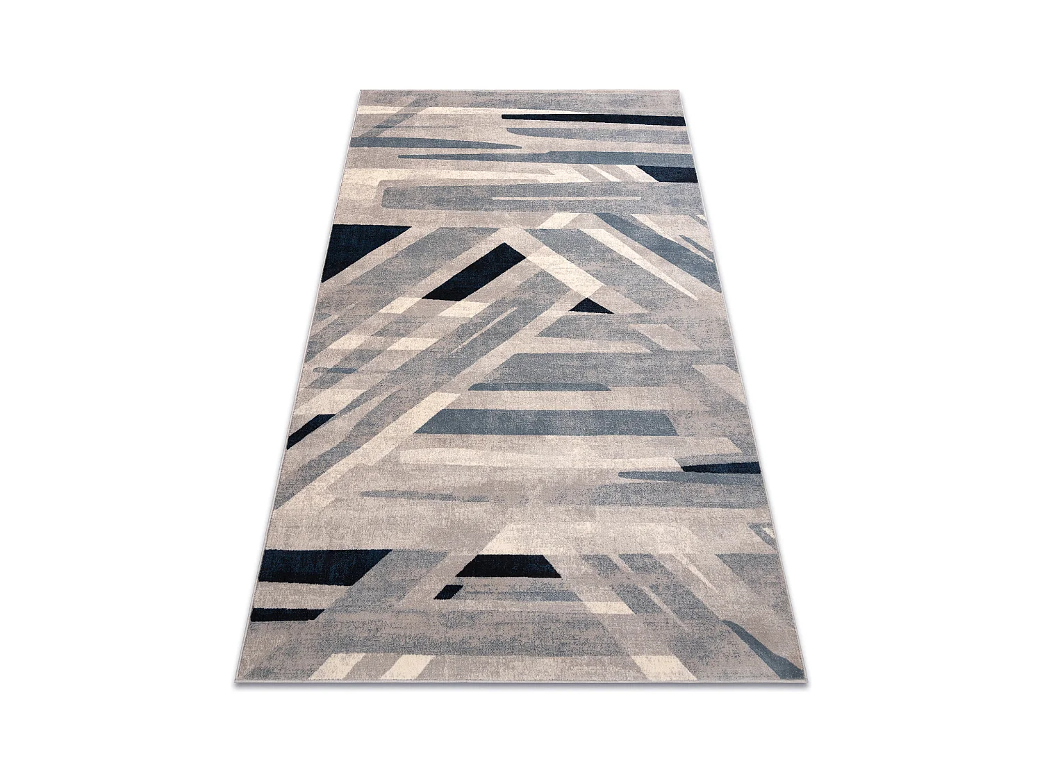 Tapis NAIN Géométrique 7706/51655 beige / bleu 80x150 cm