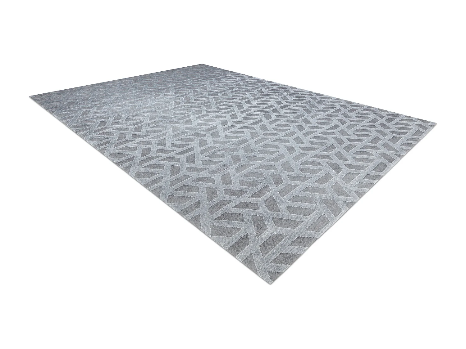 Tappeto PEARL 51320D grigio - Geometrico, esclusiva, strutturale 154x230 cm