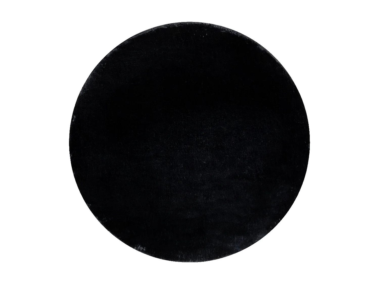 Tapis VISCO cercle gris foncé 5 peluche, IMITATION FOURRURE DE LAPIN cercle 200 cm