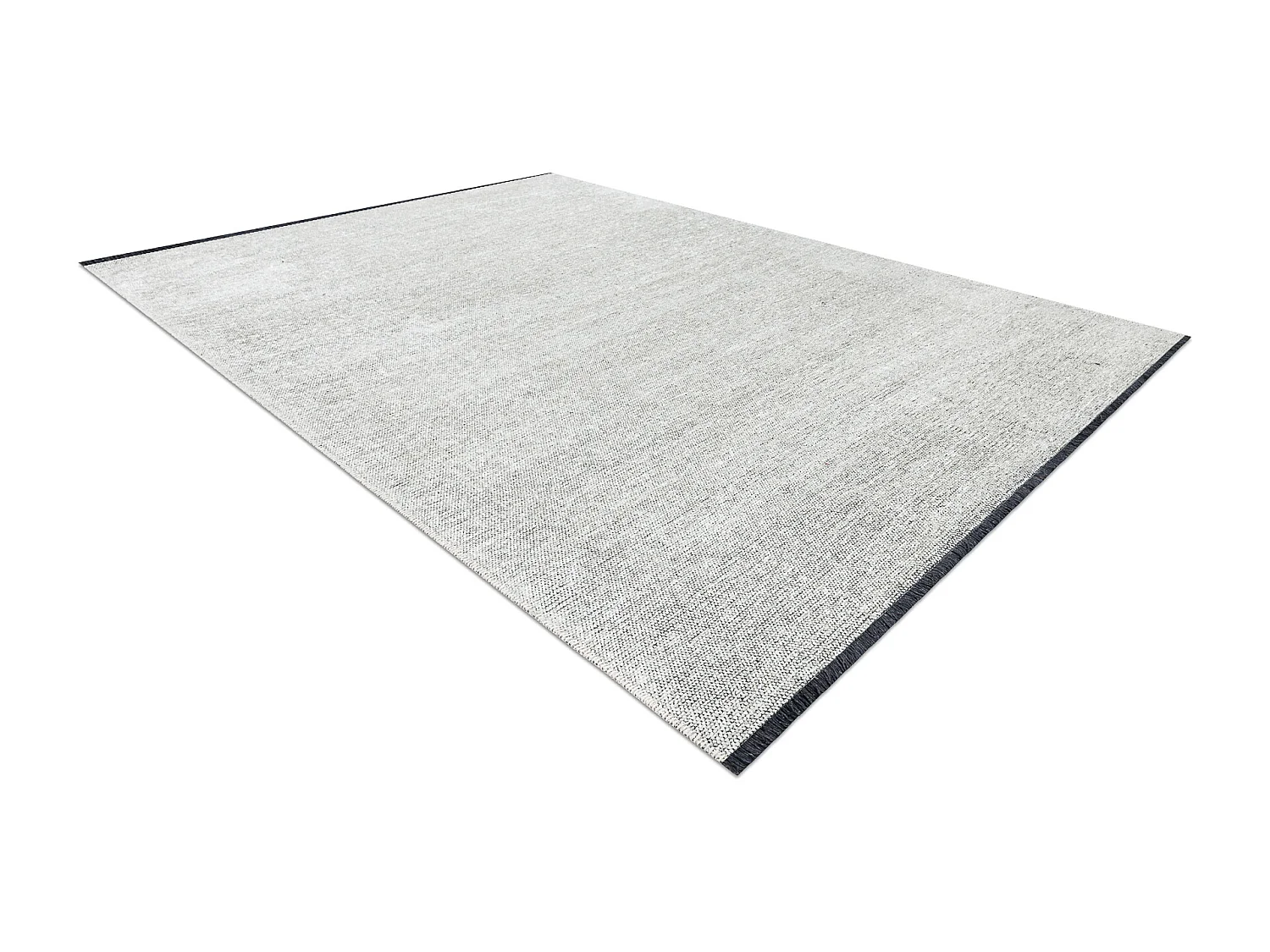 Tappeto FLORENCE 24021 Monocolore, glamour, tessitura piatta, frange - 118x170 cm