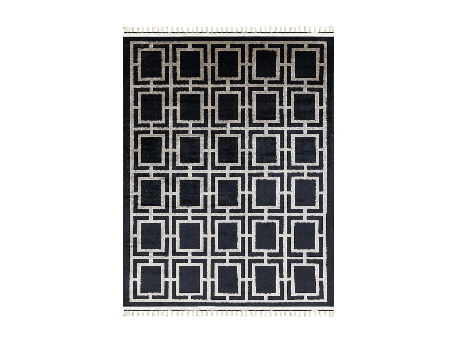 Tapete AMOUR 53078B preto - Geométrico, linhas moderno, elegante 98x200 cm