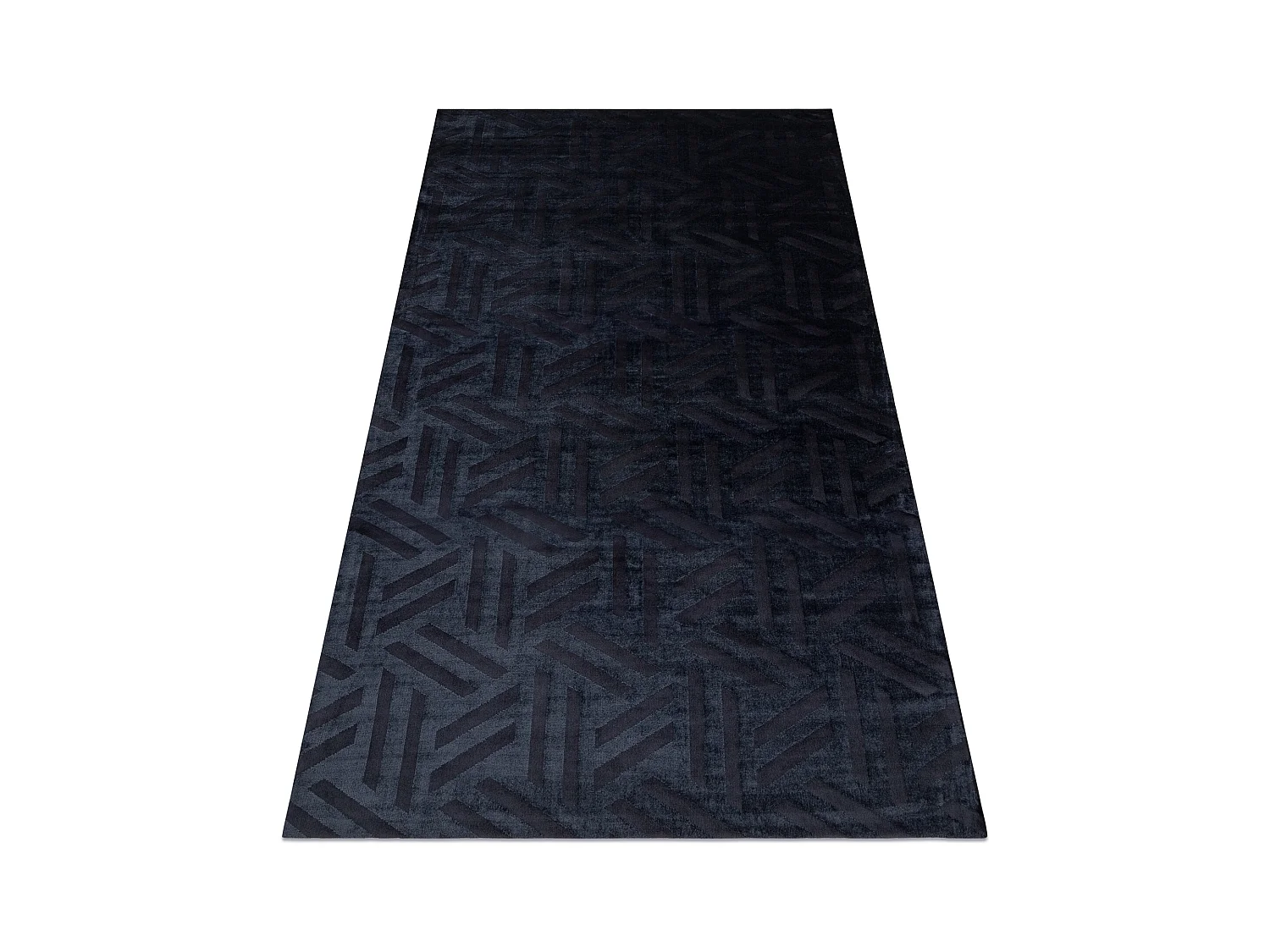 Tapis PEARL 51326E noir - Géométrique , exclusivité structurel 154x230 cm