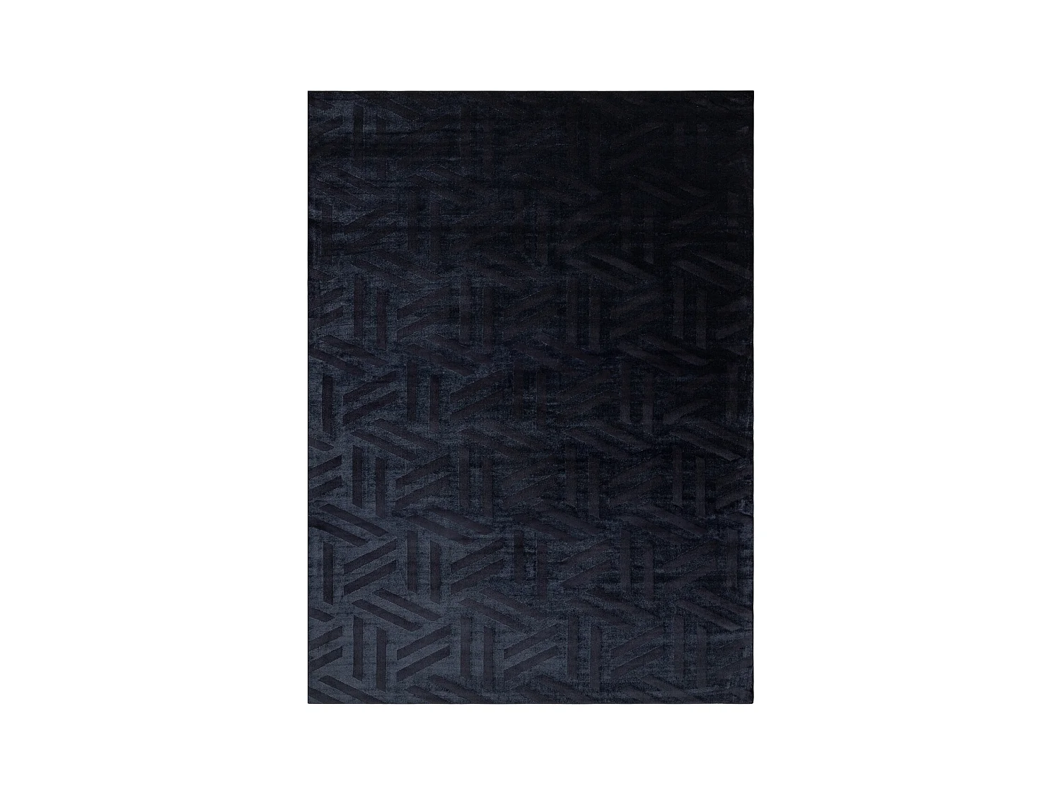 Teppich PEARL 51326E schwarz - Geometrisch exklusiv, strukturell 154x230 cm