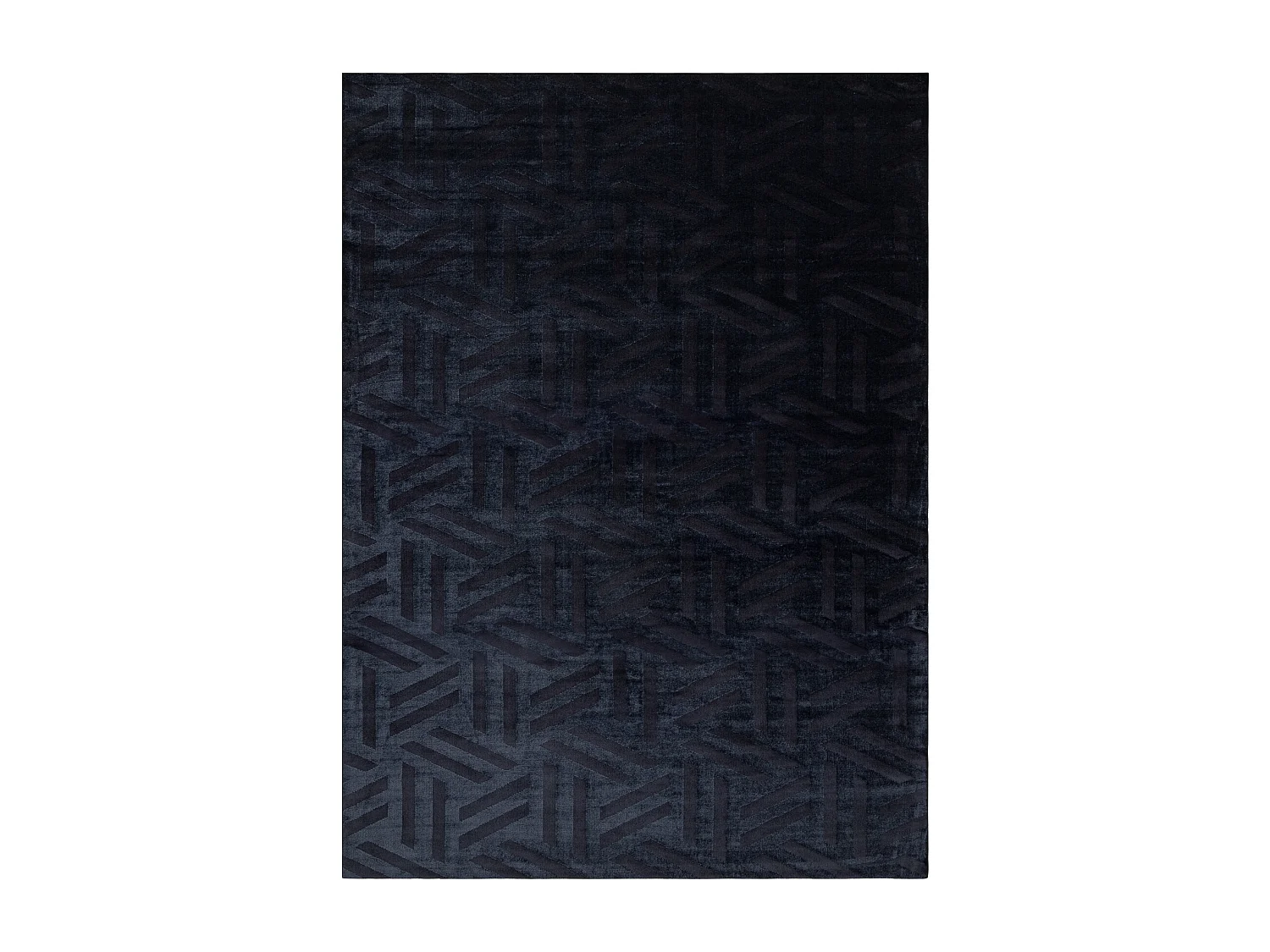 Tapis PEARL 51326E noir - Géométrique , exclusivité structurel 154x230 cm