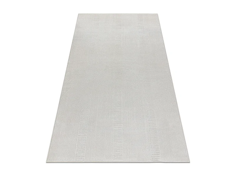 Teppich BALANCE 9086 Sahne - Geometrisch, strukturell, glamour 80x150 cm