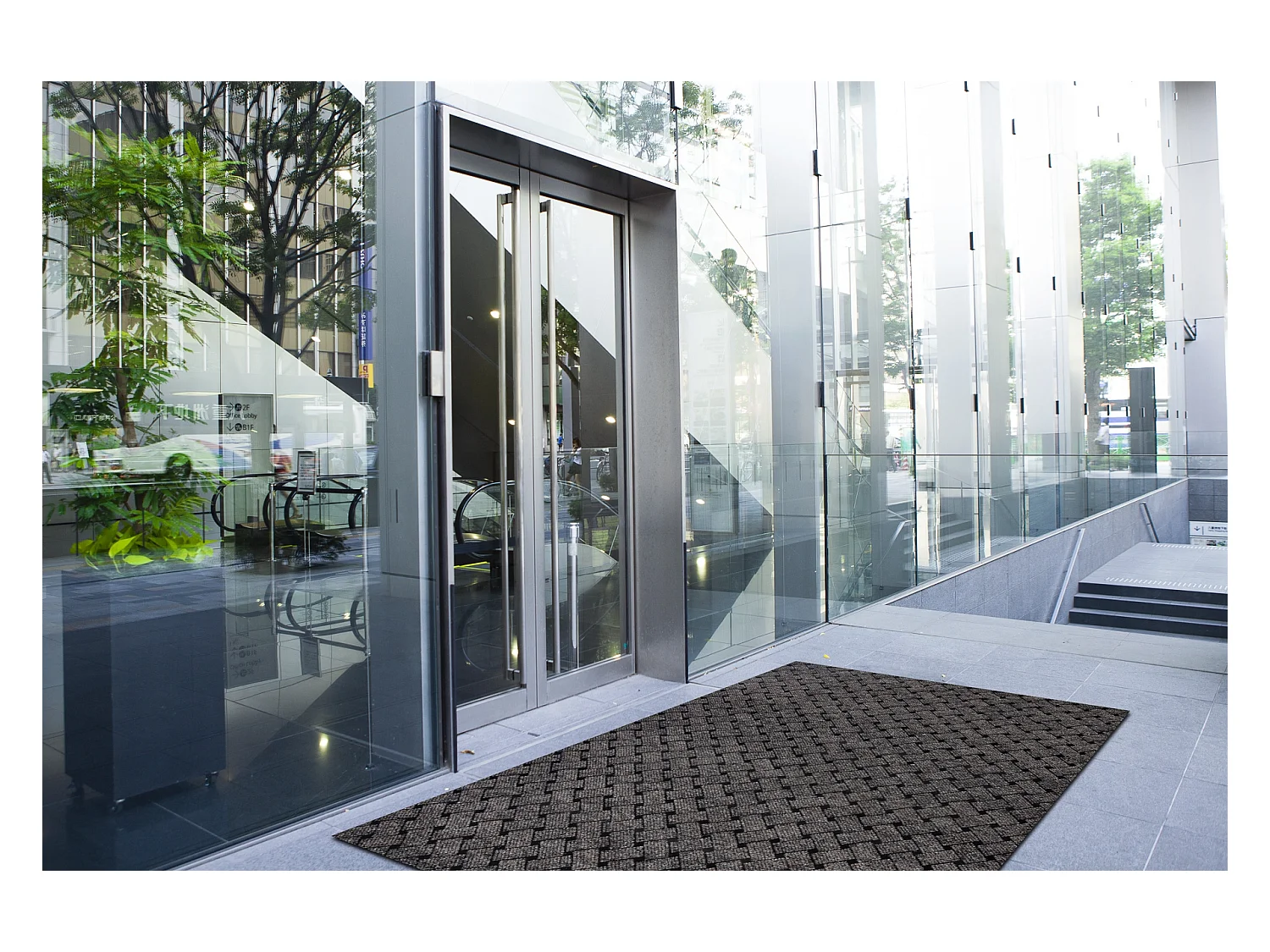 Paillasson antidérapant pour les mètres courants VECTRA 316 extérie 100x780 cm