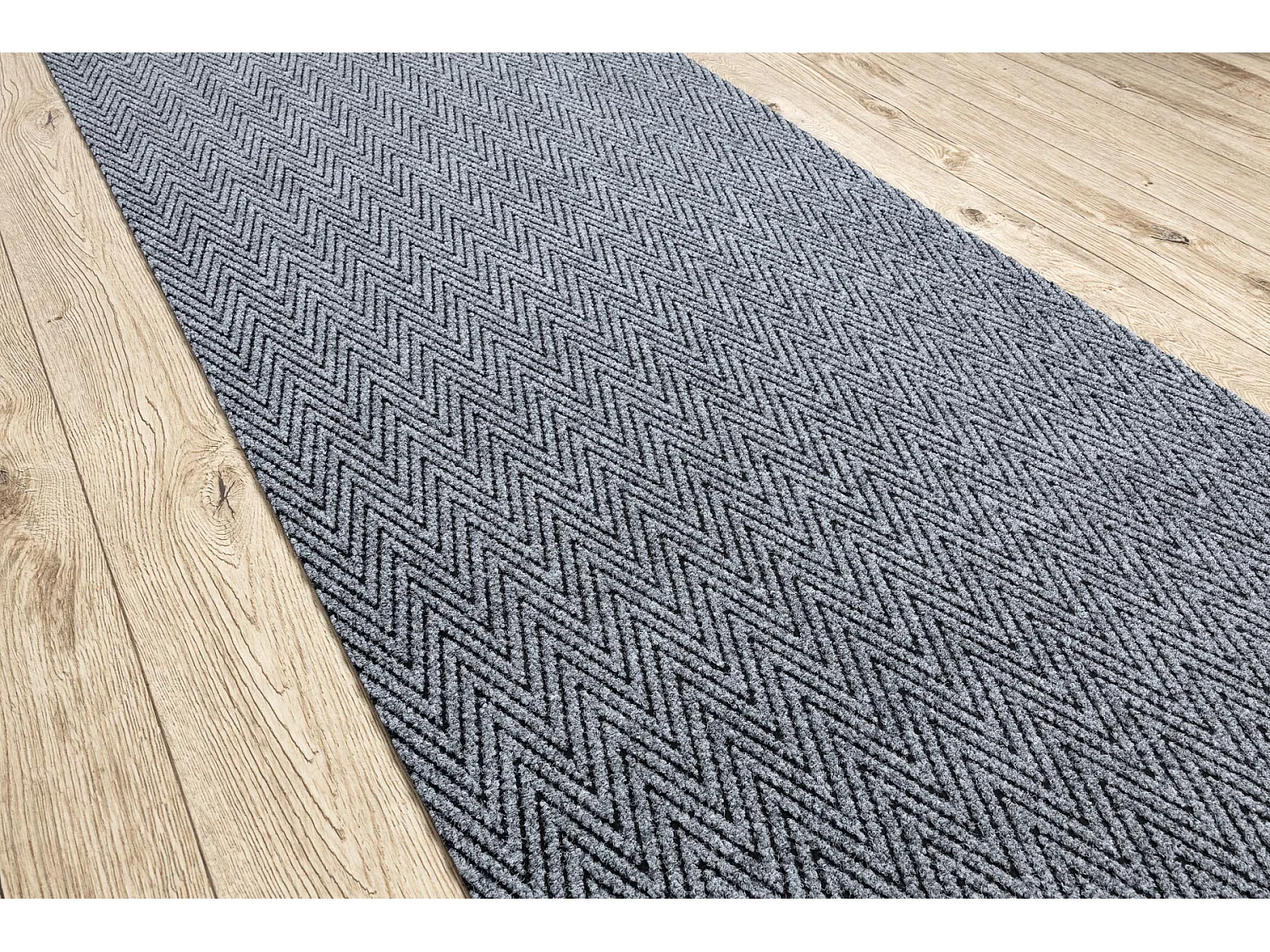 Läufer- Türmatte rutschfest MAGNUS 2954 Zickzack Draußen, Drinnen g 100x510 cm