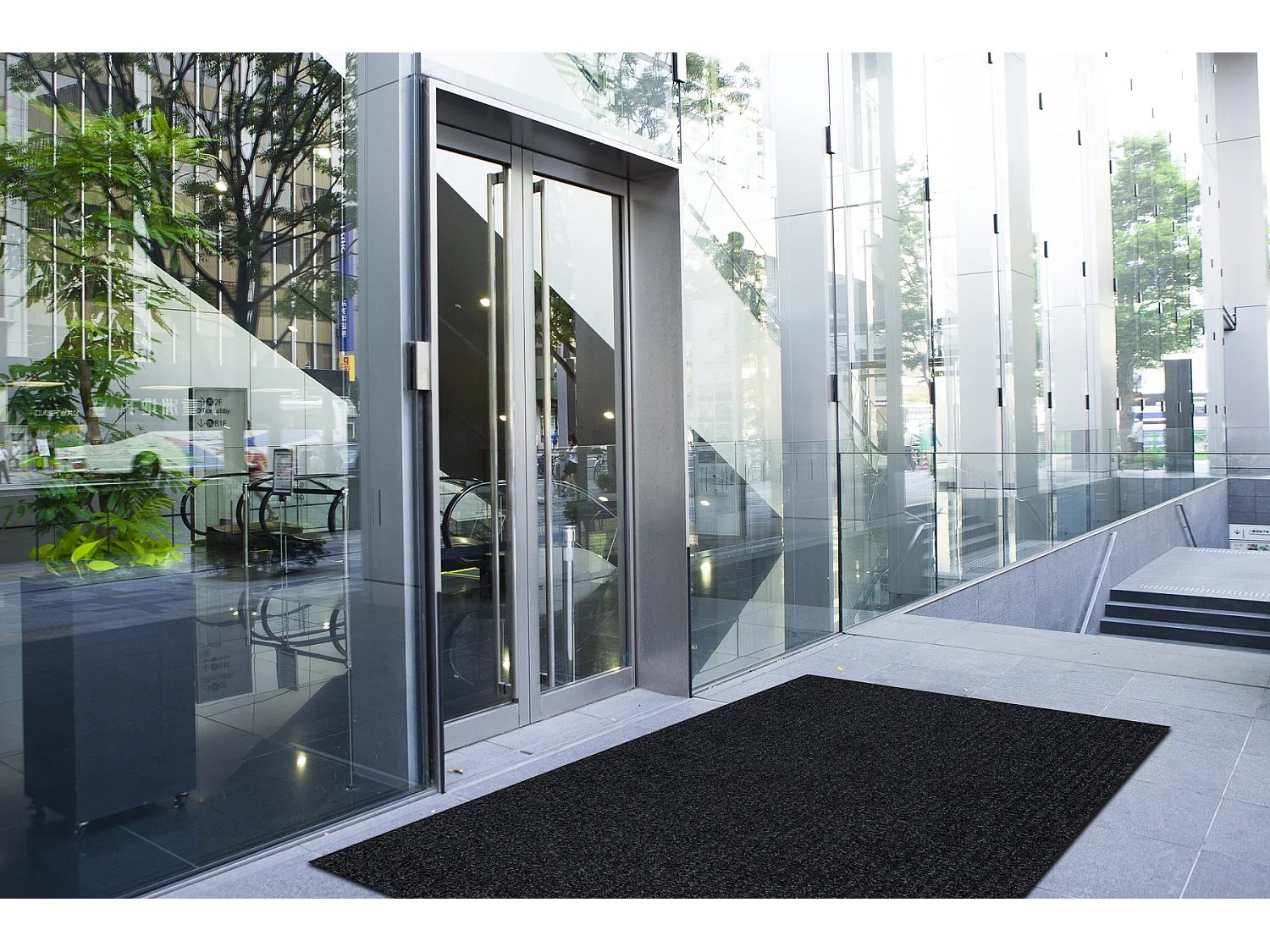 Runner - Alfombrilla antideslizante GIN 2057 exterior, interior liverp 120x1050 cm