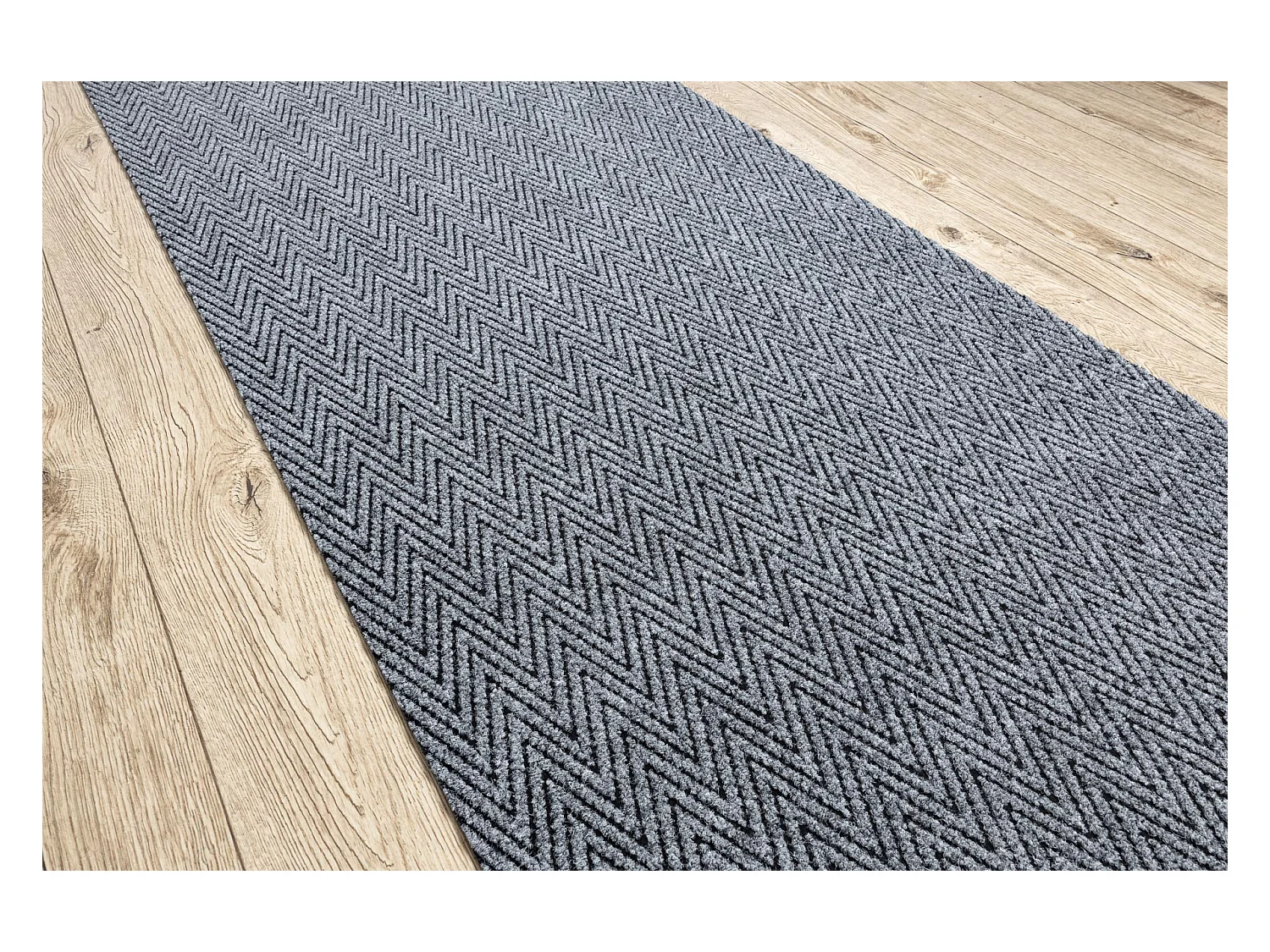 Paillasson antidérapant pour les mètres courants MAGNUS 2954 Zigzag  100x410 cm
