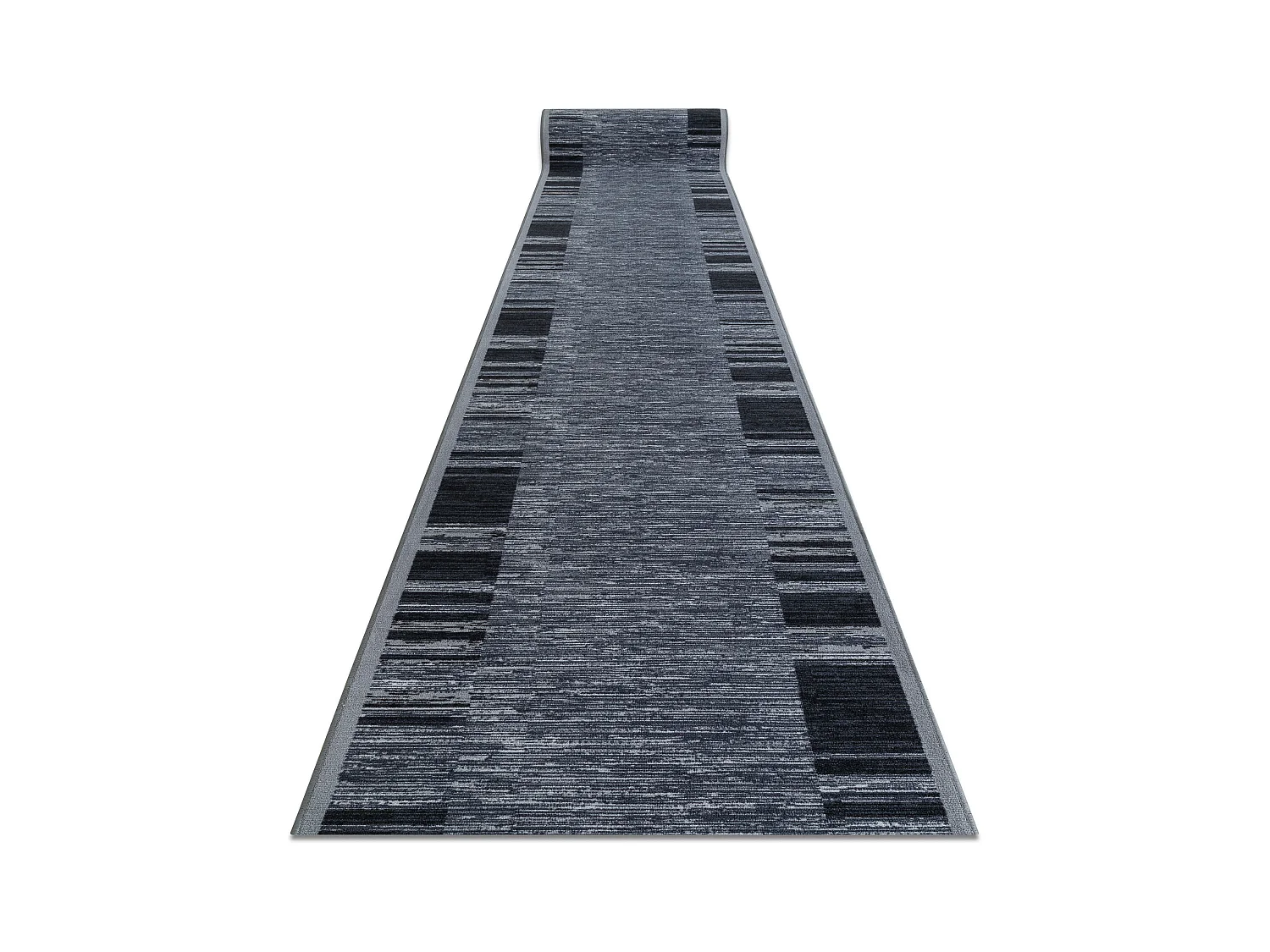 TAPIS DE COULOIR antidérapant ADAGIO gris 80x1150 cm
