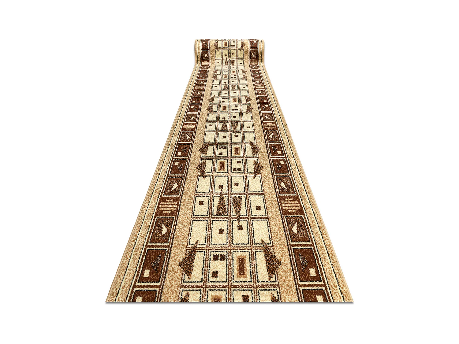 TAPIS DE COULOIR BCF JETTA DZETA beige 70x1200 cm