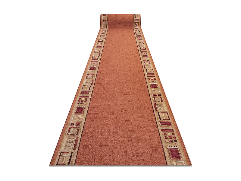 Läufer Antirutsch JENA rot 67x940 cm