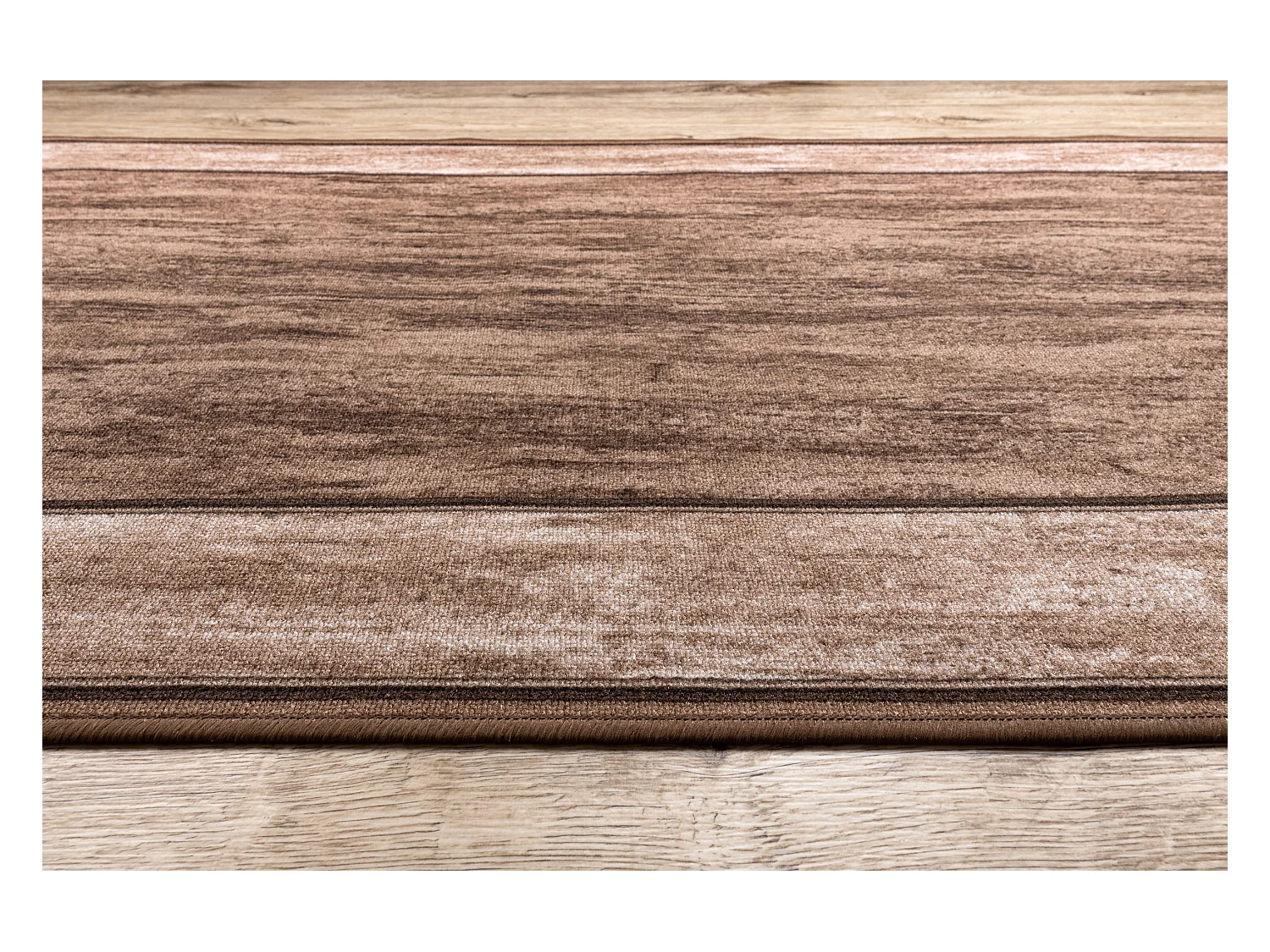 TAPIS DE COULOIR antidérapant RAMA marron 67x490 cm