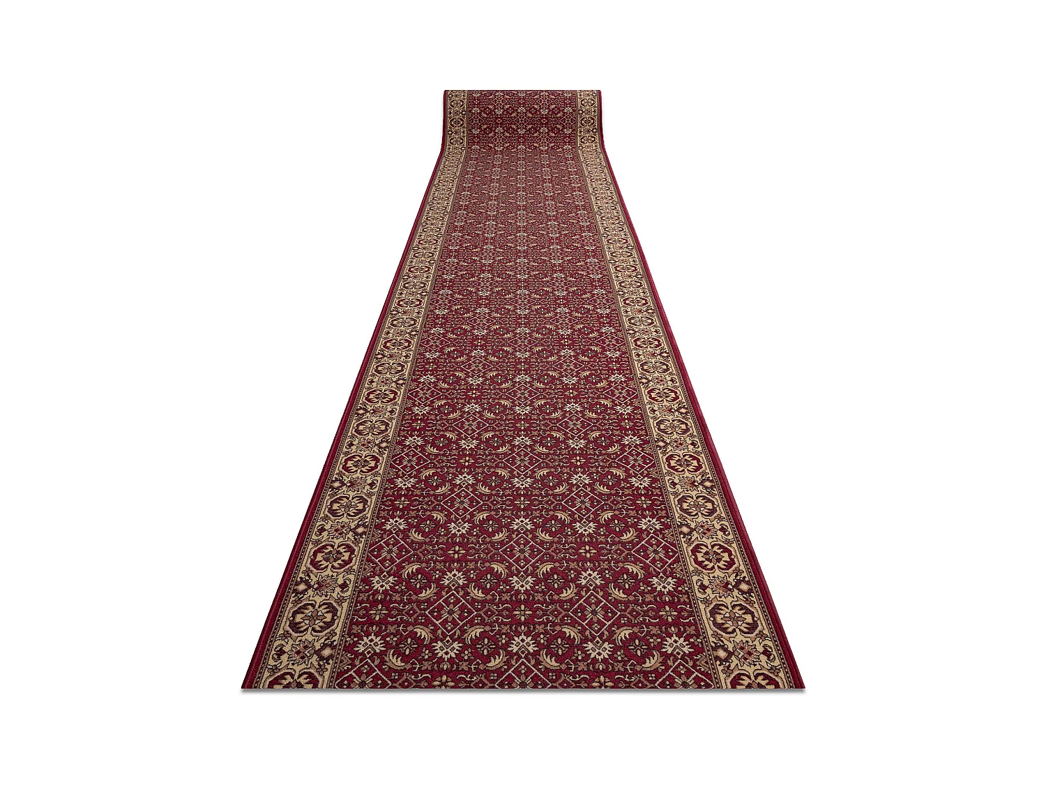 TAPIS DE COULOIR ANTIDÉRAPANT BIDJAR bordeaux 100x320 cm