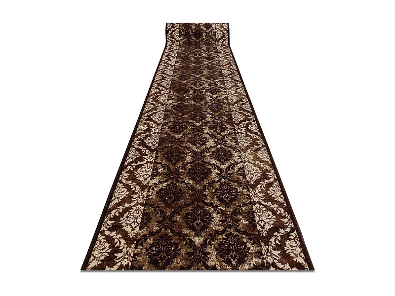 PASSATOIA gommata ROMANCE marrone  67x950 cm