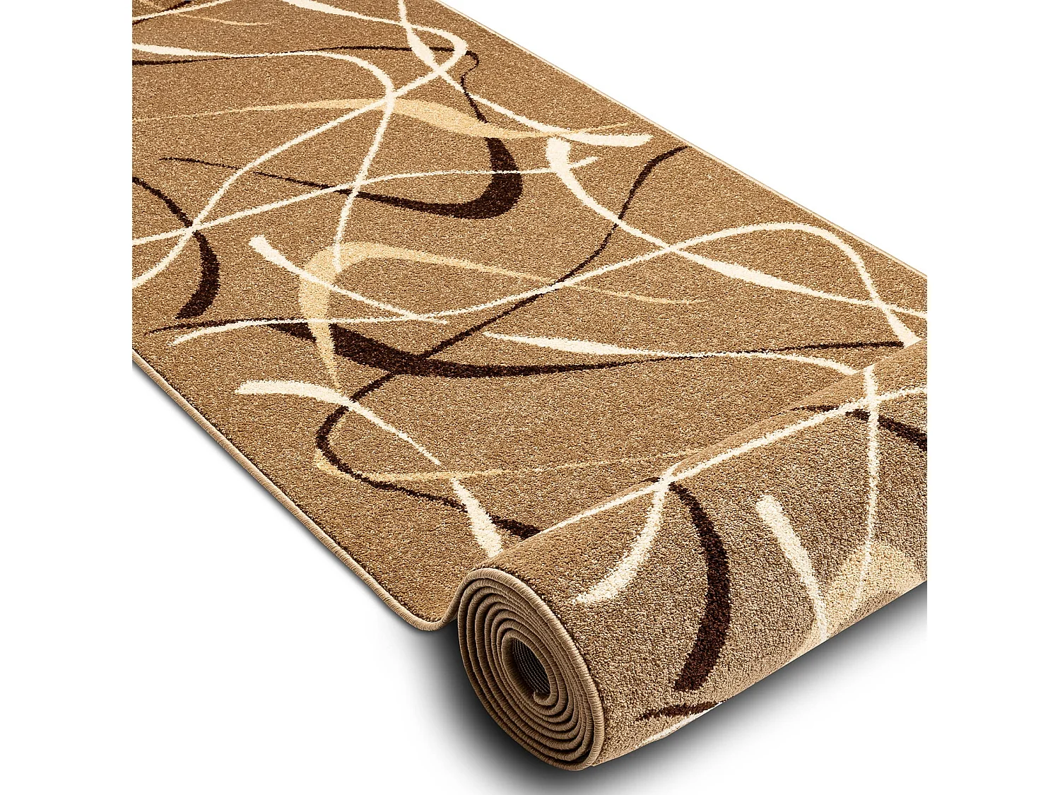 Vloerbekleding KARMEL FRYZ - CHOCO noot 70x810 cm