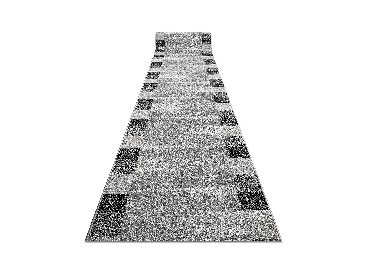 Tapis de couloir SILVER Etna cadre, sable gris 100x770 cm