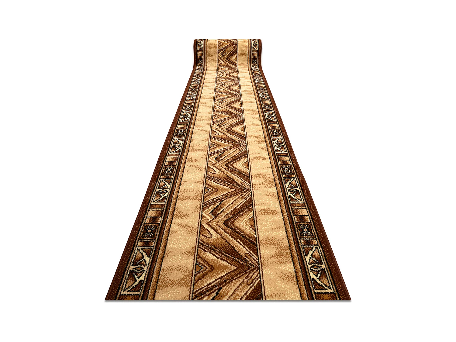 TAPIS DE COULOIR BCF OPAL beige 140x750 cm