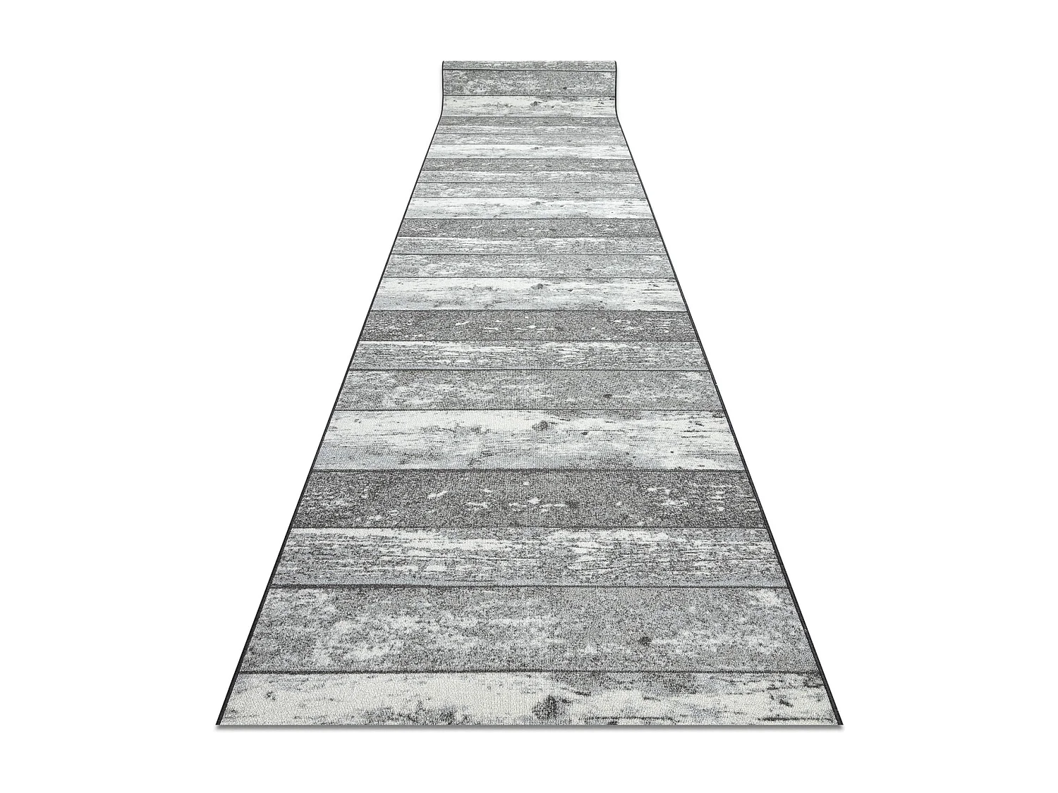 TAPIS DE COULOIR antidérapant Bois, planche gris 57x420 cm