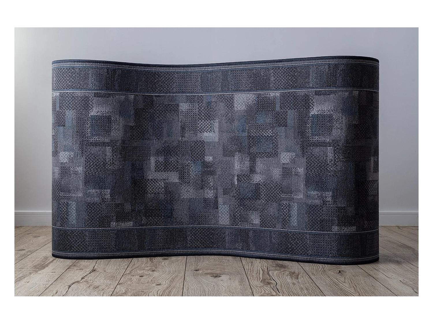 TAPIS DE COULOIR ANTIDÉRAPANT TRIBE anthracite 100x470 cm