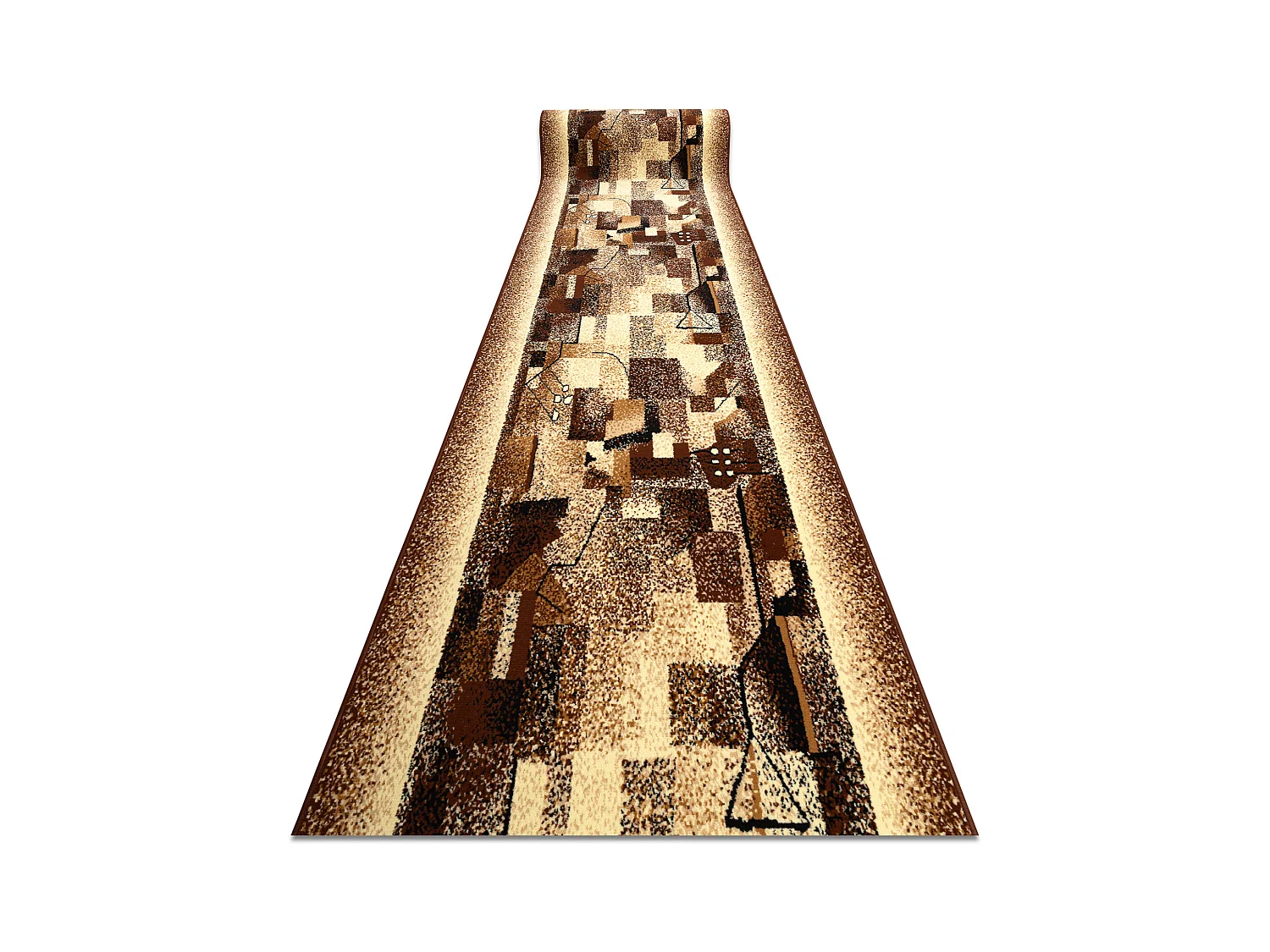 TAPIS DE COULOIR BCF IMPRESJA beige 100x460 cm