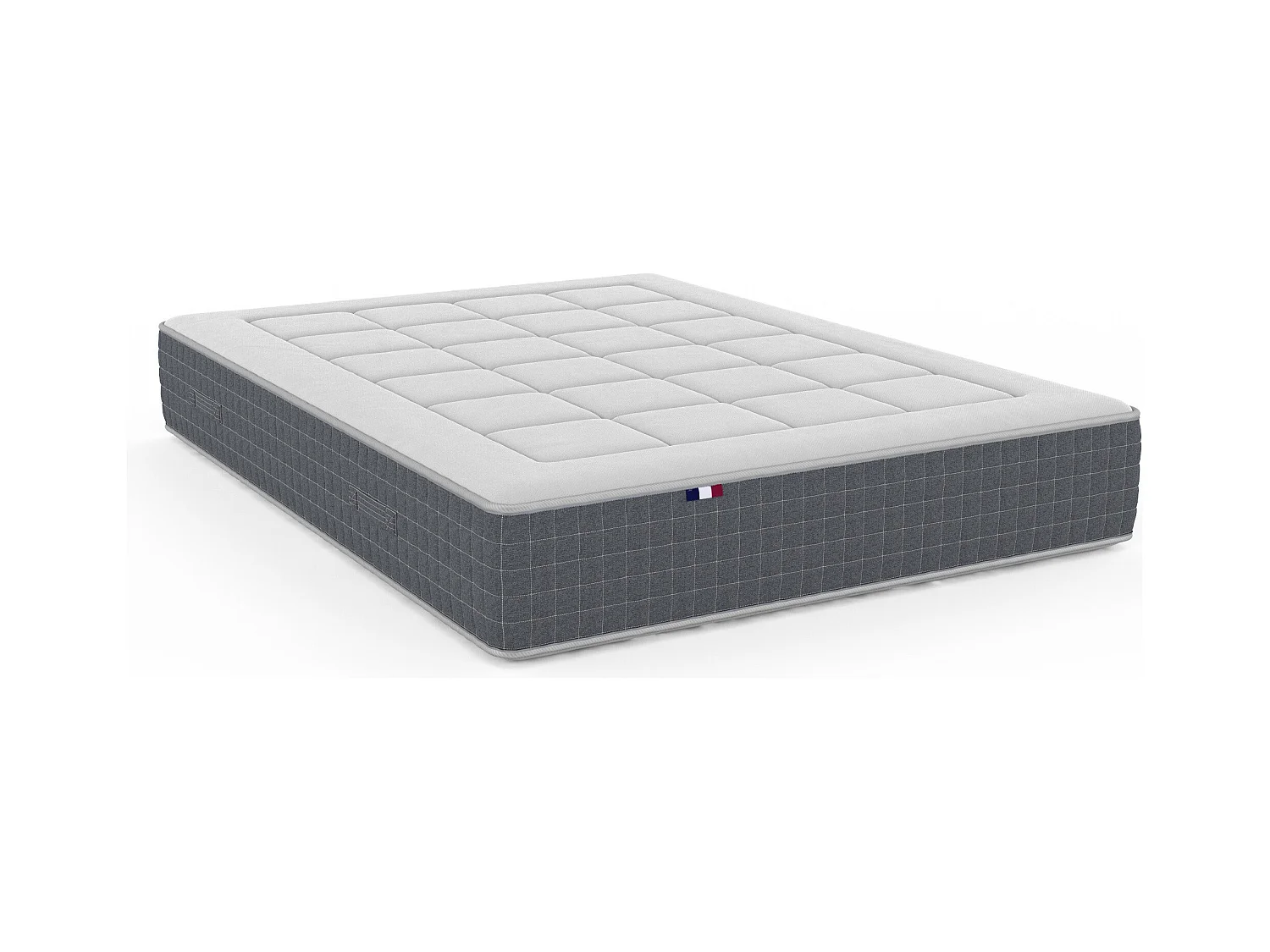 Matelas ressorts ensachés 7 zones MAX - soutien ferme et réversible Dimensions - 180 x 200 cm