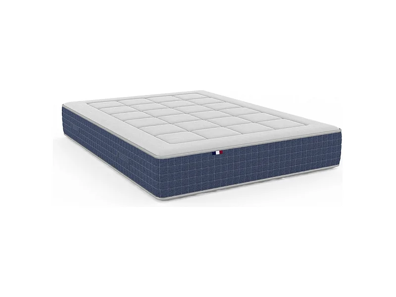 Matelas ressorts ensachés KING STYLE, mémoire de forme, confort ferme Dimensions - 140 x 190 cm