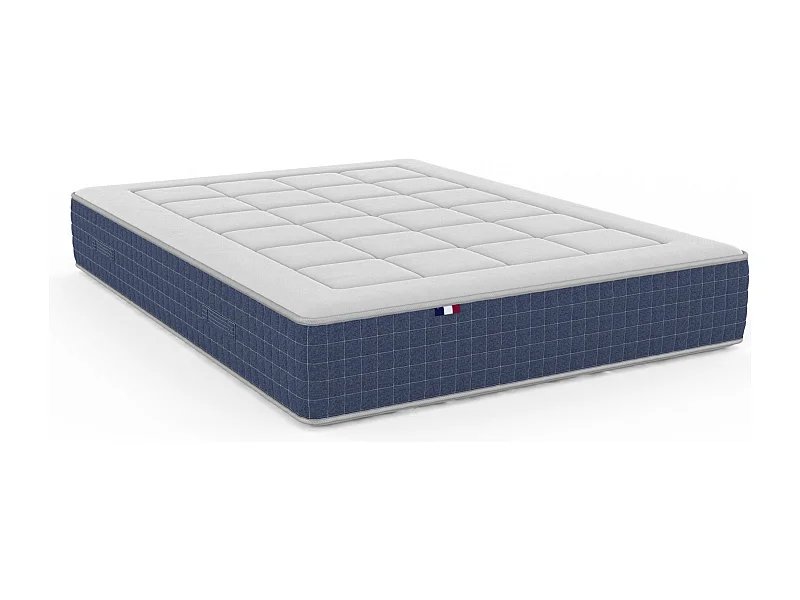 Matelas ressorts ensachés KING STYLE, mémoire de forme, confort ferme Dimensions - 140 x 190 cm