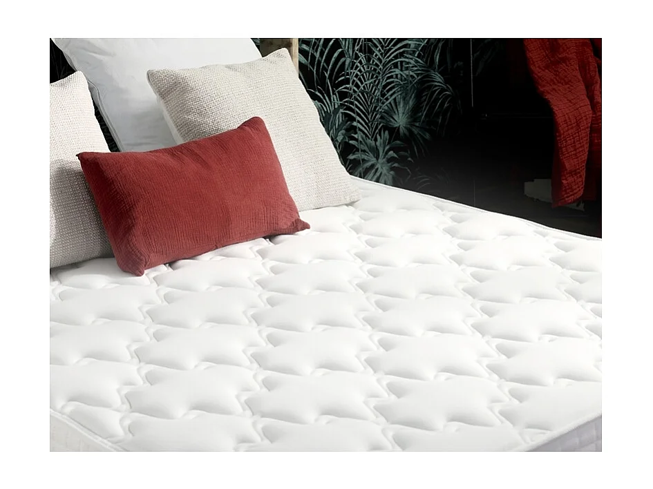 Matelas AZUR bi-confort mousse et mémoire de forme toutes saisons Dimensions - 140 x 190 cm