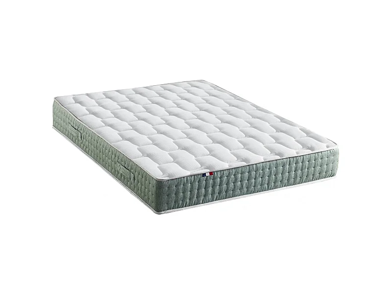 Matelas ressorts ensachés 7 zones HYGGE - soutien ferme et réversible Dimensions - 140 x 190 cm