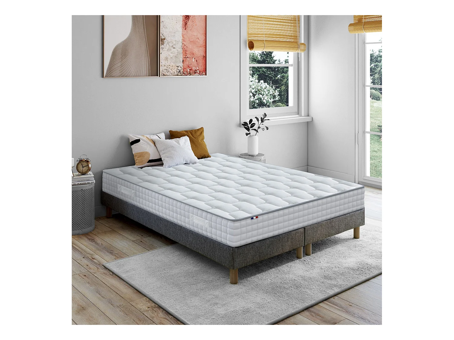 Matelas ressorts ensachés ODYSSEE, mémoire de forme - Qualité française Dimensions - 180 x 200 cm