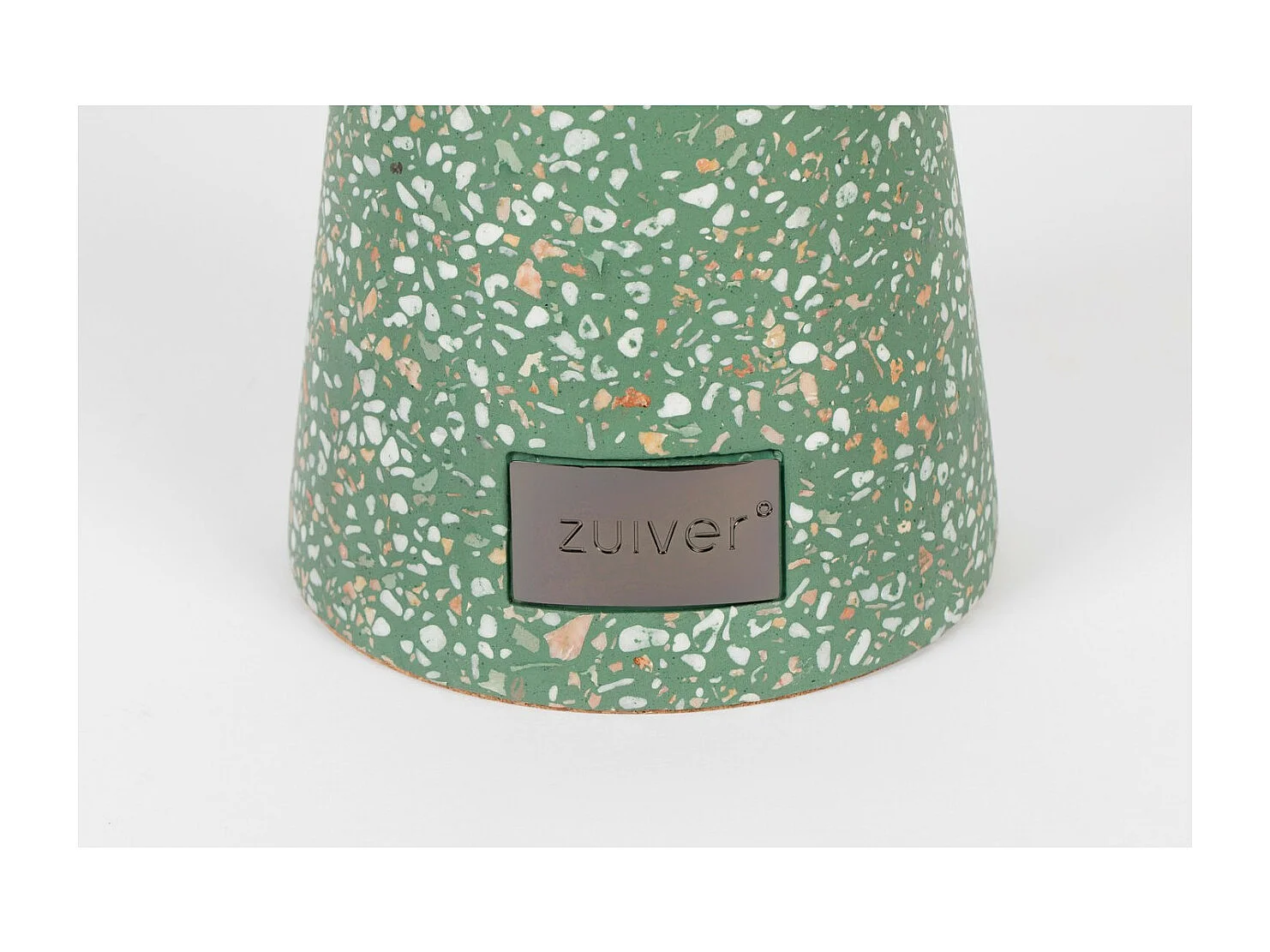 VICTORIA - Table d'appoint en terrazzo vert