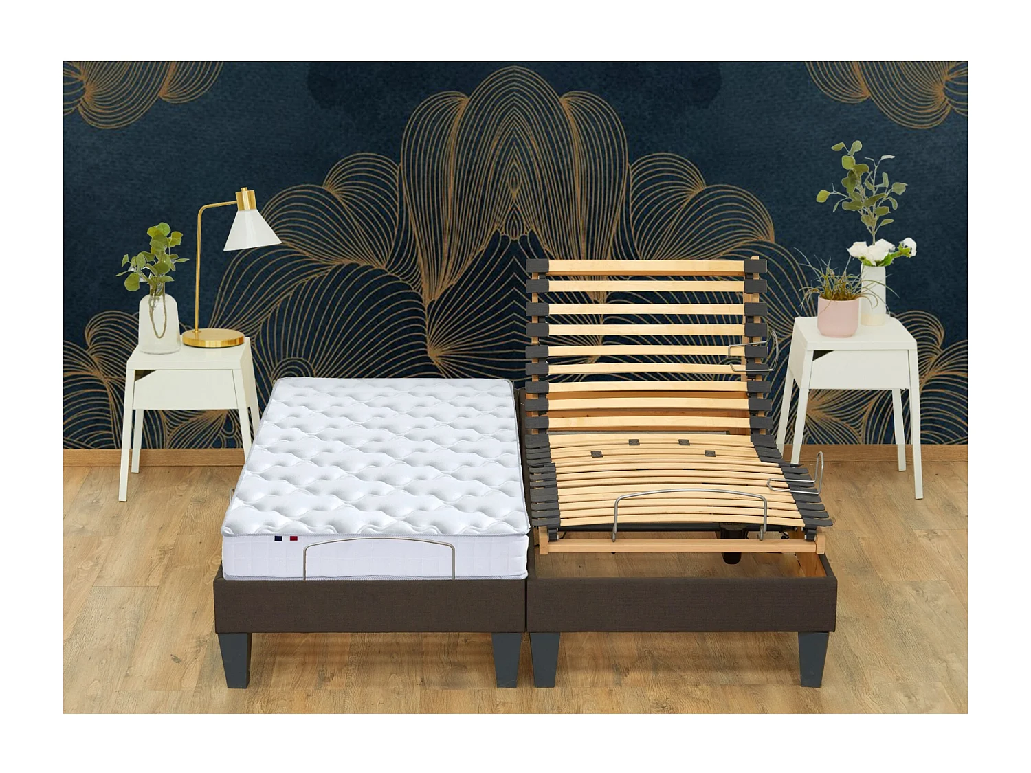 Matelas de relaxation 100% Latex 3 zones Dimensions - 90 x 200 cm