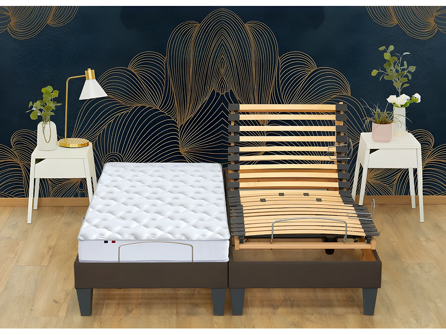 Matelas de relaxation 100% Latex 3 zones Dimensions - 80 x 200 cm