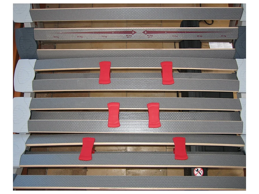 Sommier tous lattes bois merisier Dimensions - 90 x 190 cm