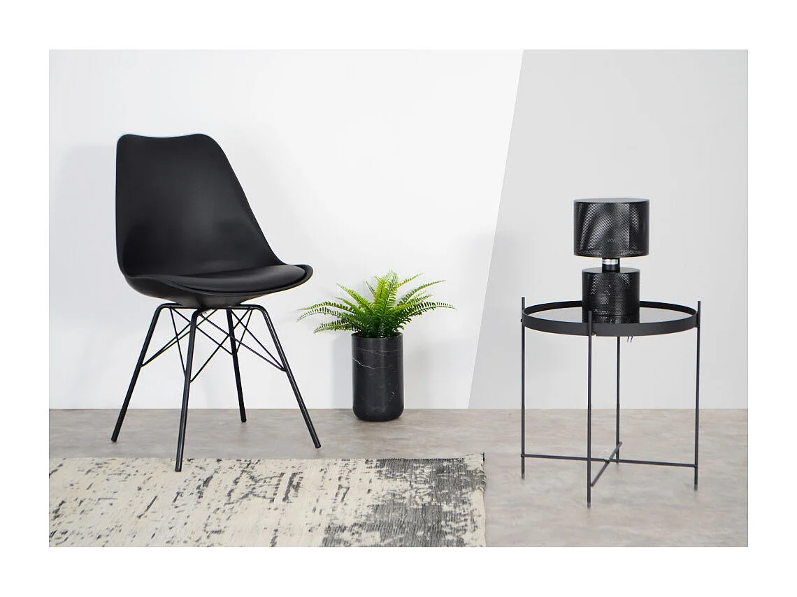 Cupid - Table basse design ronde Small - Noir