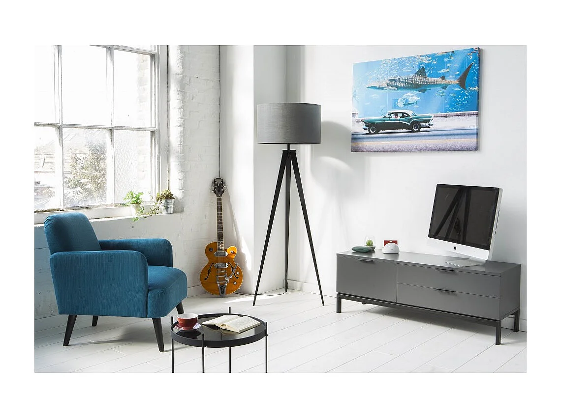 Cupid - Table basse design ronde Small - Noir