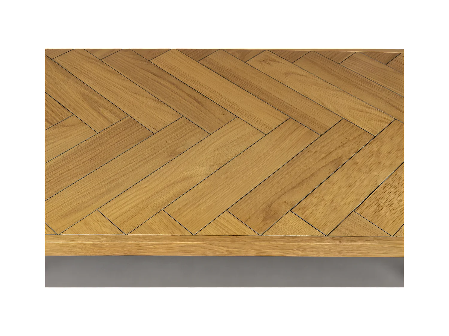 CLASS - Table basse en bois clair et acier noir