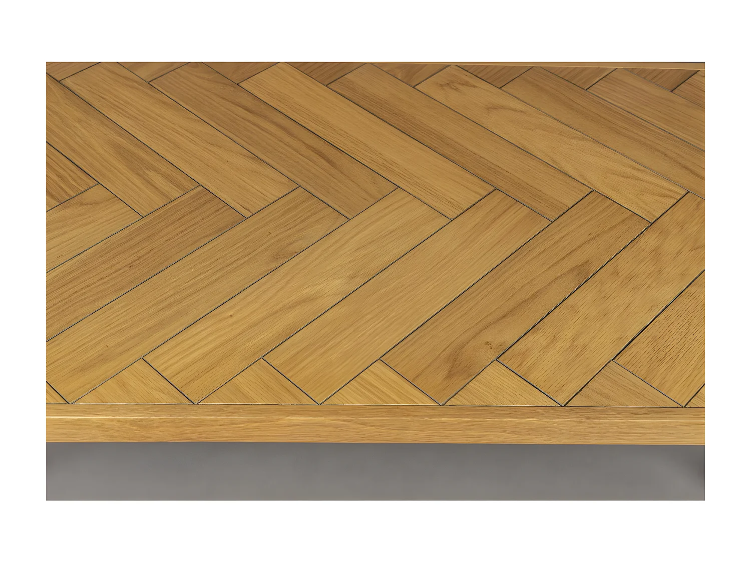 CLASS - Table basse en bois clair et acier noir