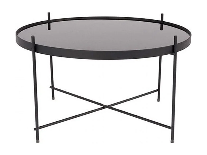 Cupid - Table basse design ronde Large - Noir