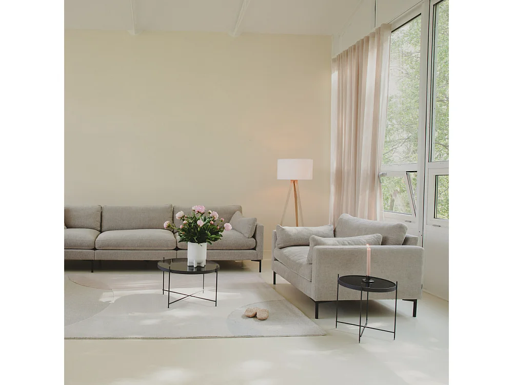 Cupid - Table basse design ronde Large - Noir